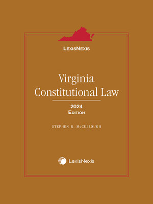 cover image of Virginia Constitutional Law